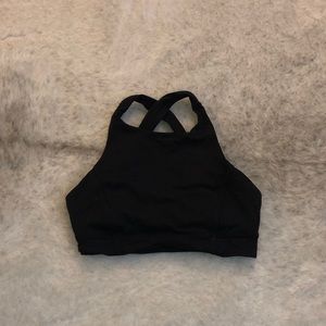 ***SOLD***Black Halter Neck Sportsbra by Lululemon